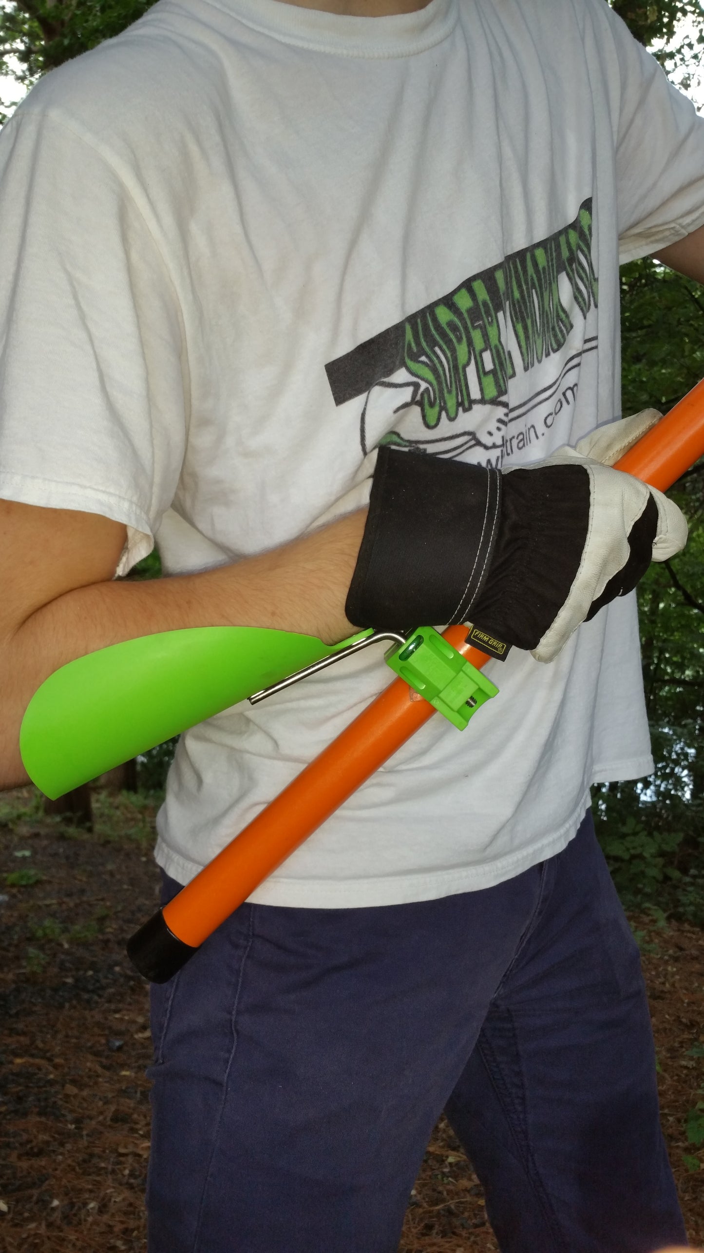 Why Strain? Leverage Booster for Pole Pruner/ Pole Saw Quick Clip Large 1-1/4" dia. HD