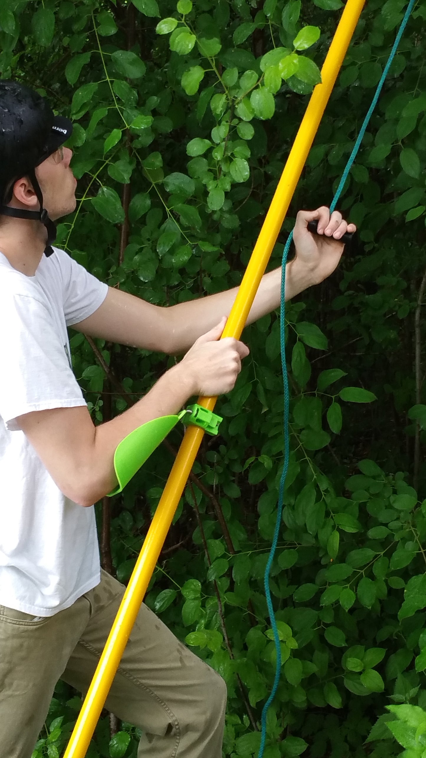 Why Strain? Leverage Booster for Pole Saw/ Utility Pole Quick Clip Large 1-1/2" dia. HD