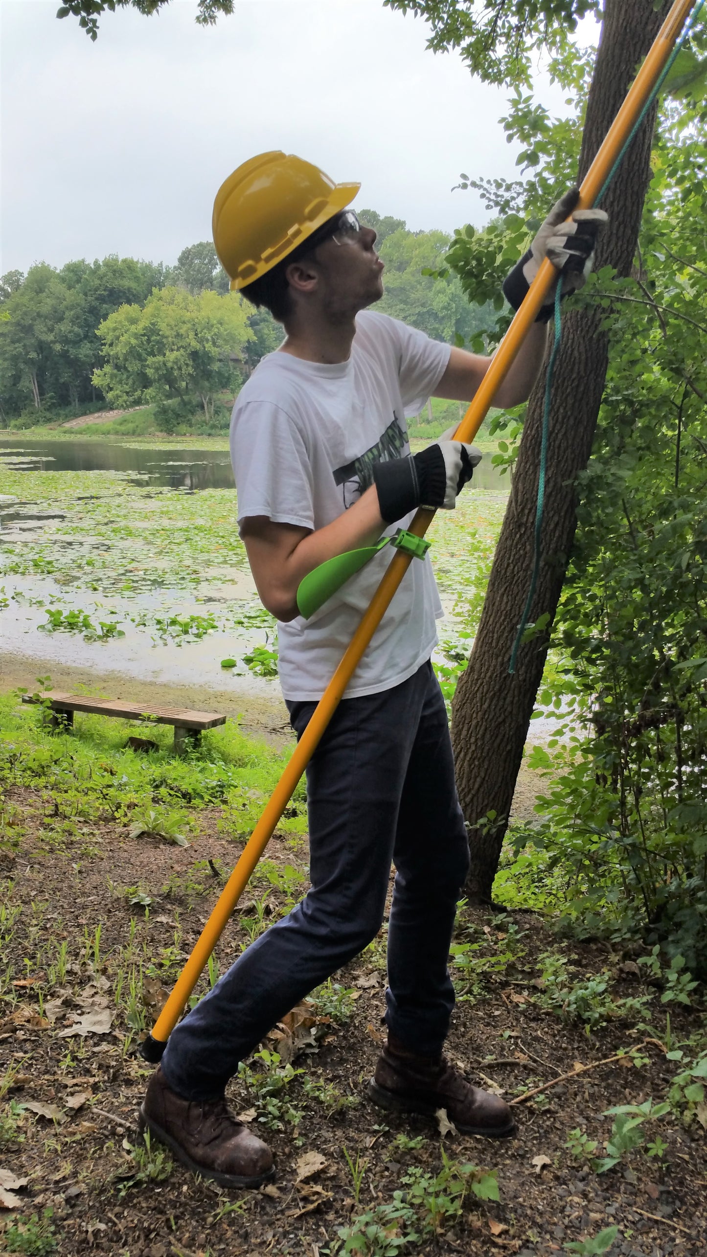 Why Strain? Leverage Booster for Pole Pruner/ Pole Saw Quick Clip Large 1-1/4" dia. HD