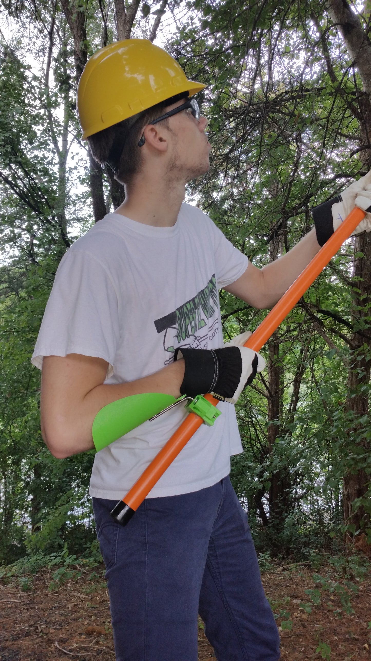 Why Strain? Leverage Booster for Pole Saw/ Utility Pole Quick Clip Large 1-1/2" dia. HD