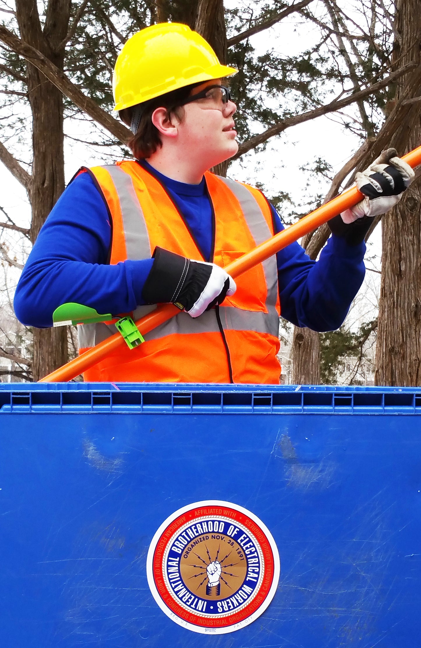 Why Strain? Leverage Booster for Pole Saw, Pruner, Utility Pole Quick Clip Small 1-1/2" dia. HD