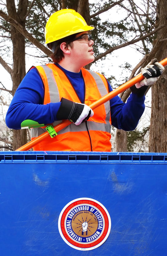 Why Strain? Leverage Booster for Pole Saw, Pruner, Utility Pole Quick Clip Small 1-1/2" dia. HD